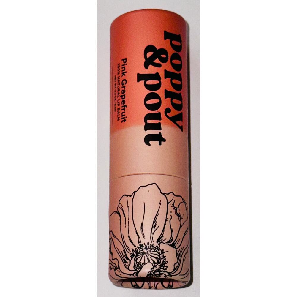 Poppy & Pout Hydrating Lip Balm ~ Pink Grapefruit